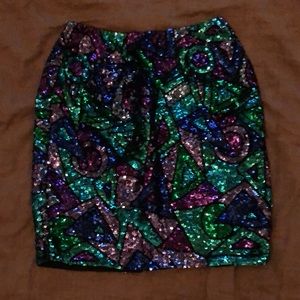 Vintage Sequins Skirt Perfect Condition